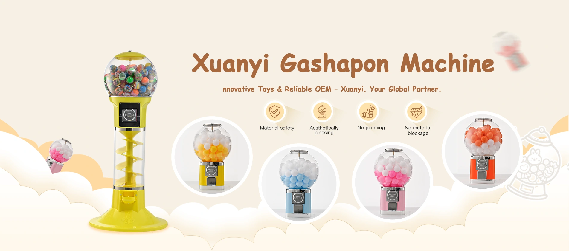 Nhà cung cấp máy Gashapon dọc